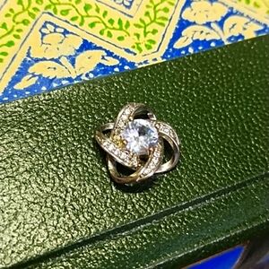 Love Knot Diamond Pendant